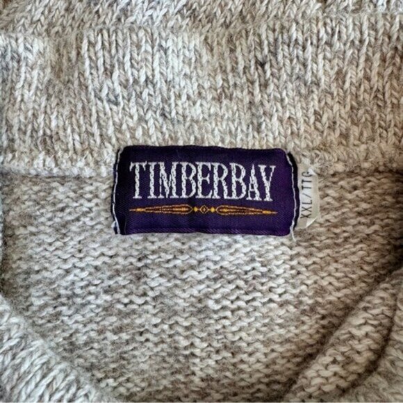 Vintage Timberbay soft and cozy wool blend pullover sweater. Men’s size XXL - Picture 4 of 8